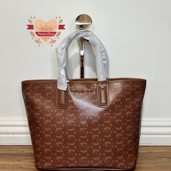 🤎Michael Kors Leather Tote Purse🤎 - Picture 1 of 17